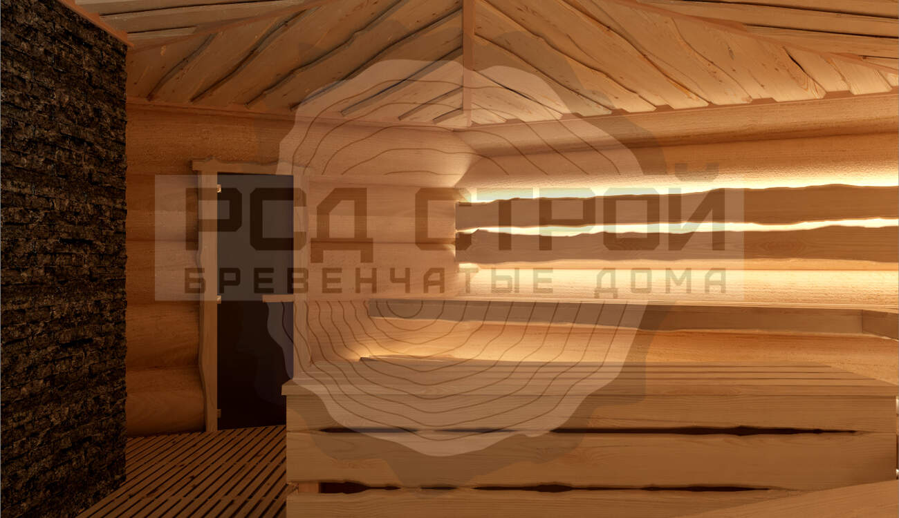 Проект Баня Шестиугольная