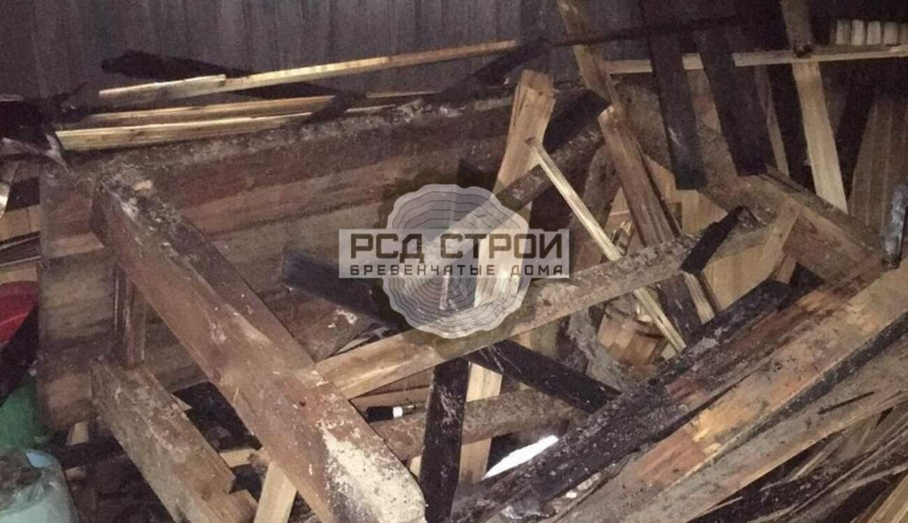 Реконструкция бани после пожара