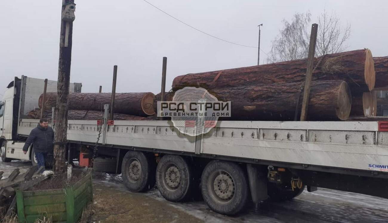 Рубка дома по проекту Таёжный угол