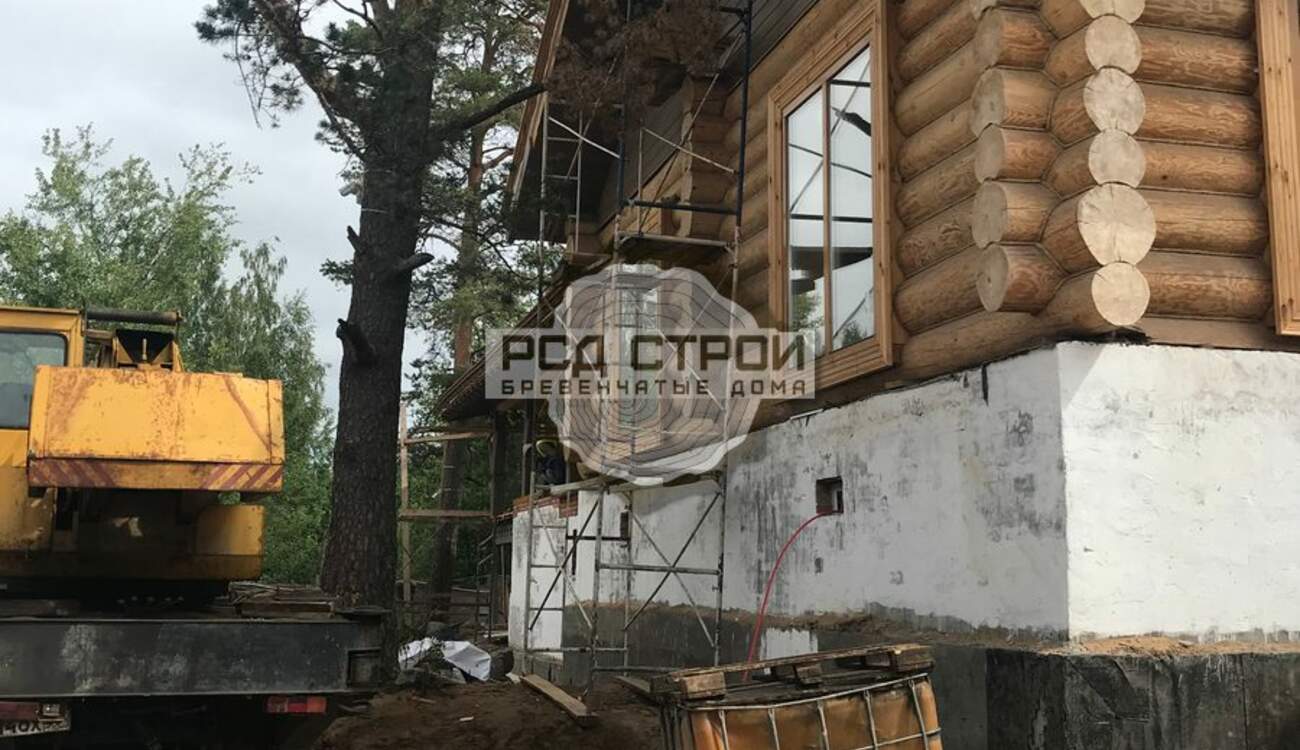 Продолжаем работы в банном комплексе Бор 812