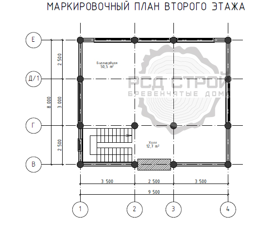 План будущего дома - Проект бани c бильярдной "Барри"